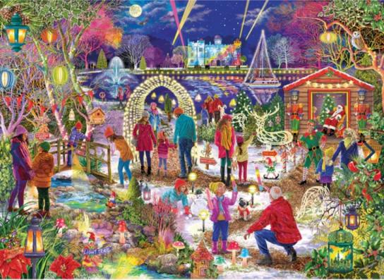 000 Piece - Enchanted Christmas Limited Edition GIbsons Jigsaw Puzzle G2024 - Image 1