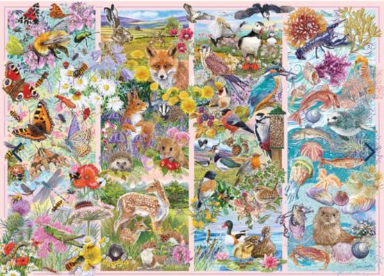 1000 Piece - Curious Creatures Gibsons Jigsaw Puzzle G6381 - Image 1