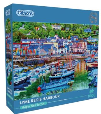 1000 Piece - Lyme Regis Harbour Gibsons Jigsaw Puzzle G6392 - Image 2