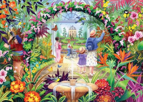 1000 Piece - Botanical Blooms Gibsons Jigsaw Puzzle G6405 - Image 1