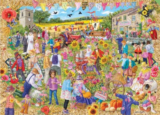 1000 Piece - Scarecrow Festival Gibsons Jigsaw Puzzle G6422 - Image 1