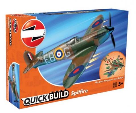 Spitfire Quick Build Airfix Model Kit: J6000 - Image 1