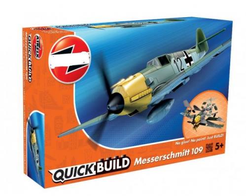 Messeschmitt 109 Quick Build Airfix Model Kit: J6001 - Image 1