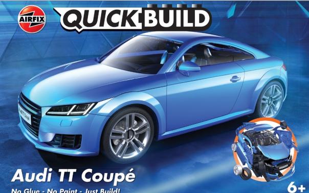 Audi TT Coupe Quick Build Airfix Model Kit: J6054 - Image 1