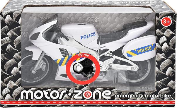 1:12 Police Emergency Motorbike Motor Zone Die-Cast vehicle - Image 1