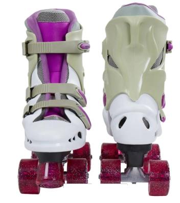 Phoenix Quad Pink/White Roller Skates UK Size 1 - Image 2