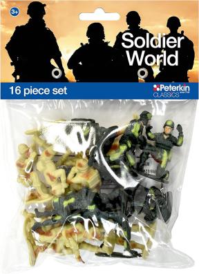 16 Piece Soldier World Figure Set - Image 1