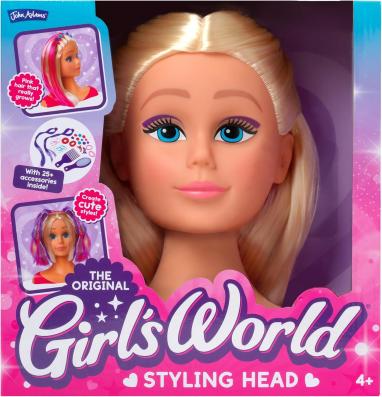 John Adams - Girlsworld Styling Head - Image 1