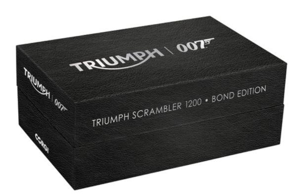 Corgi CC08402 James Bond - Triumph Scrambler 1200 Bond Edition Die-cast Model - Image 1