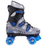 Phoenix Quad Blue/Silver Roller Skates UK Size 2